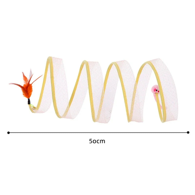 cat play tunnel side measurement