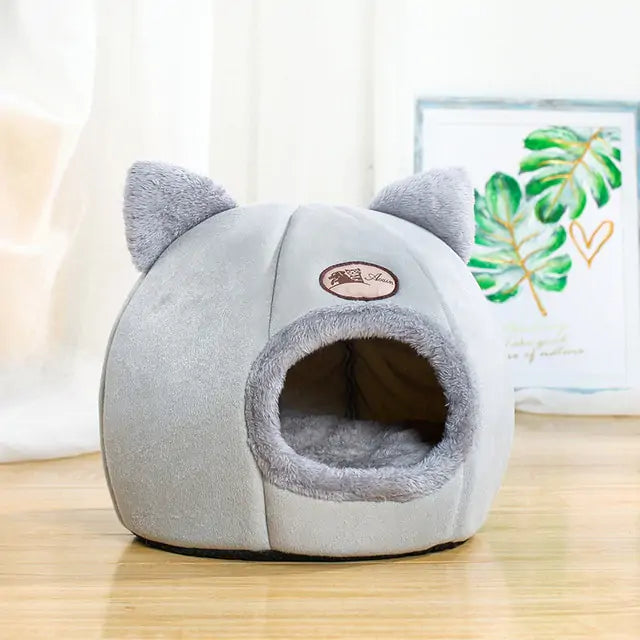 cat nest bed front whole